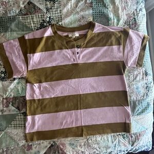 Madewell boxy stripe tee